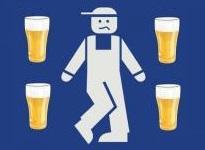 Plassen in een bierfust